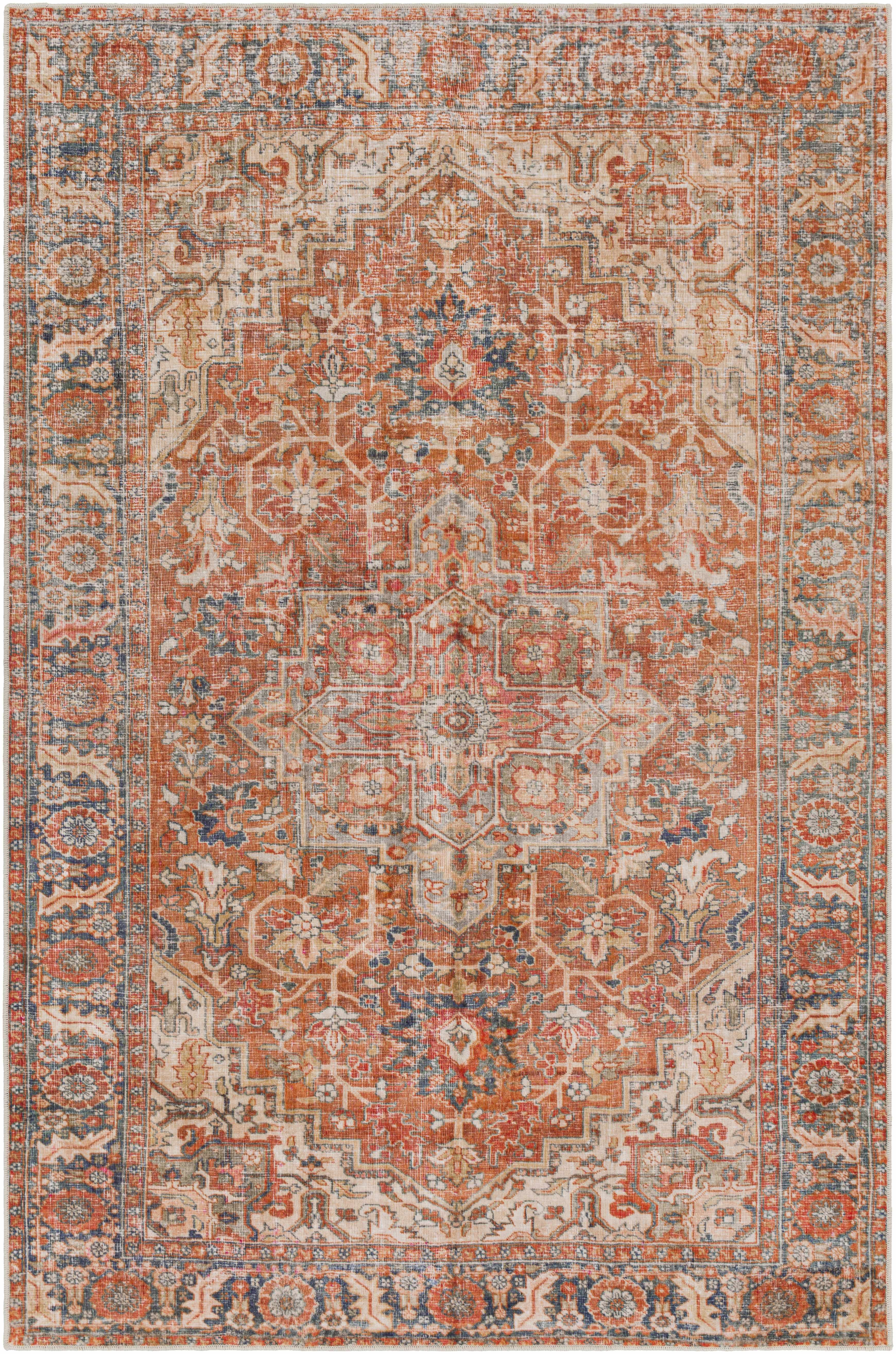 Cagayancillo Washable Area Rug Low Pile 0.08 Inch Classic - Rosetta Creative Boutique